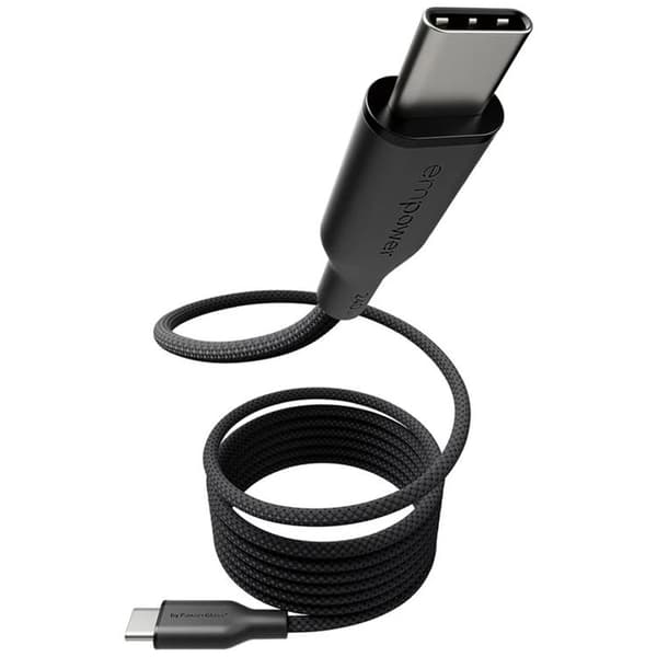 Empower by PanzerGlass USB-C til USB-C 240W Kabel Magnetisk 1.5m Racing - Sort Svart