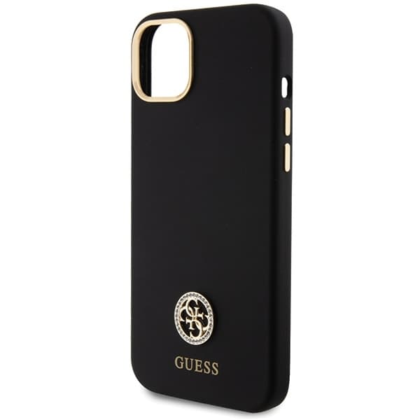 Guess Mobilskal till iPhone 14 Plus/15 Plus MagSafe Silikon Strass 4G