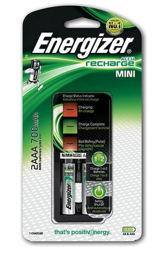 ENERGIZER Oplader Mini 2x AAA 700mAh