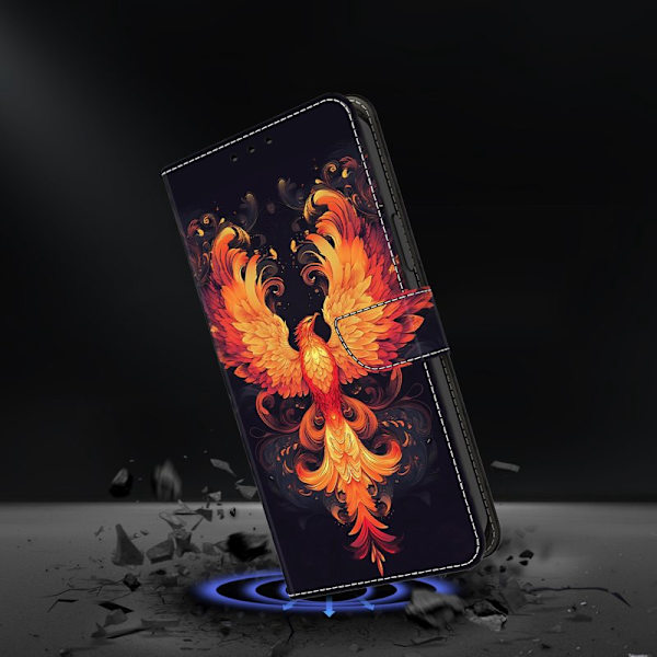 Plånboksfodral för Samsung Galaxy S26 Konstläder Ställ - Eldfågel