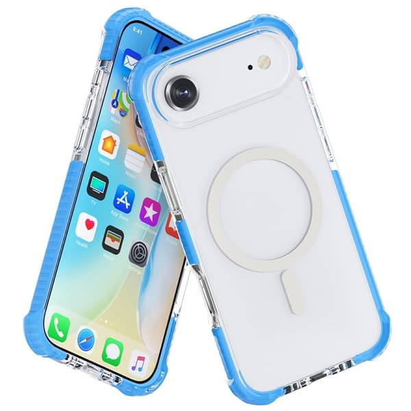 Mobilskal till iPhone Air MagSafe Förstärkta Hörn Acrylic - Blå Blå