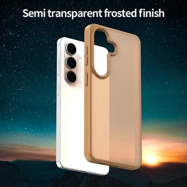 Samsung Galaxy S26 Skal Touch Matte Anti Drop TPU - Öken Guld