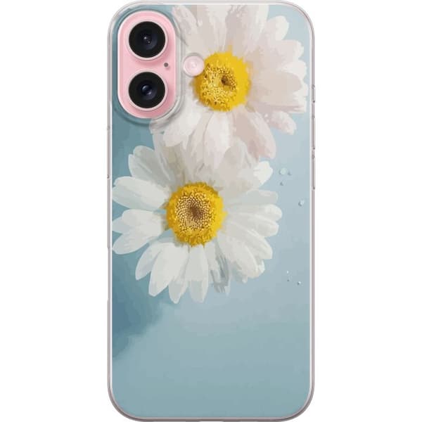 Taske til Apple iPhone 16 med sommerblomster
