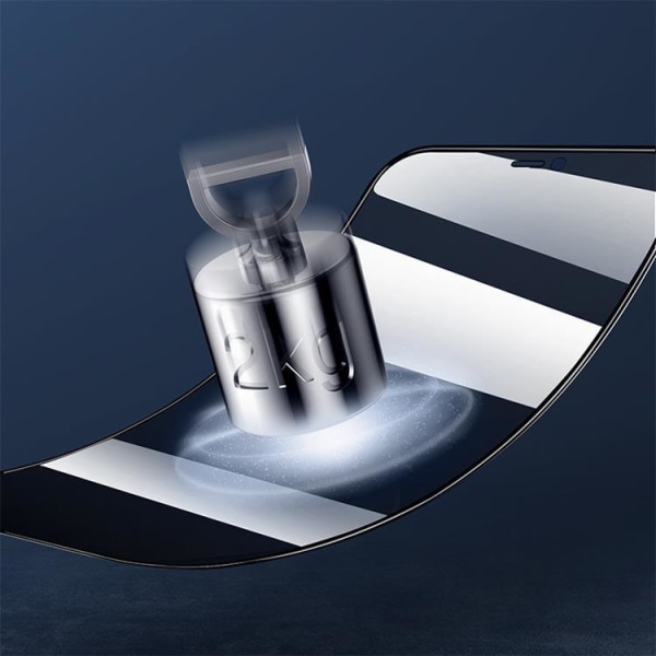 Joyroom iPhone 12 Pro Max Knight Series 2.5D i hærdet glas - Sort