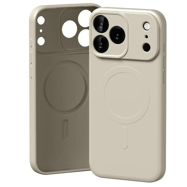 Mercury Mobilskal till iPhone 17 Pro Max MagSafe Semi-Silicone - Stone Grå