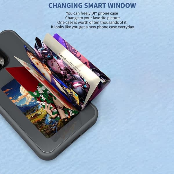 Mobilskal till iPhone 16 Pro Max E Ink 4-Color Display - Svart Svart