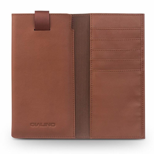 Universal Pouch Wallet i äkta läder - Brun (M) Brun