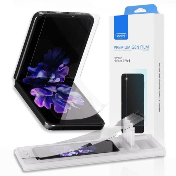 Whitestone Galaxy Z Flip 5 Härdat Glas Skärmskydd EZ