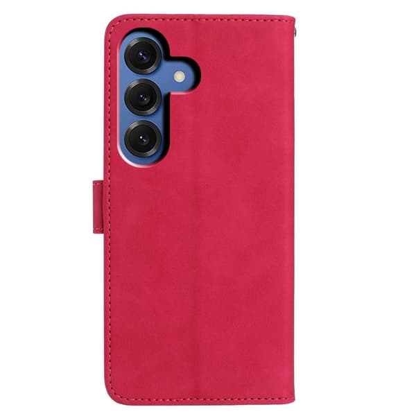 Plånboksfodral för Samsung Galaxy S26 Plus Konstläder Ställ - Rosa
