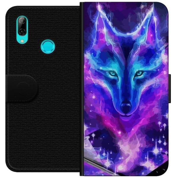 Plånboksfodral till Huawei P smart 2019 med Neon Varg