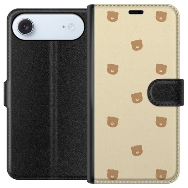 Plånboksfodral till Apple iPhone 17 Air med Björnmönster