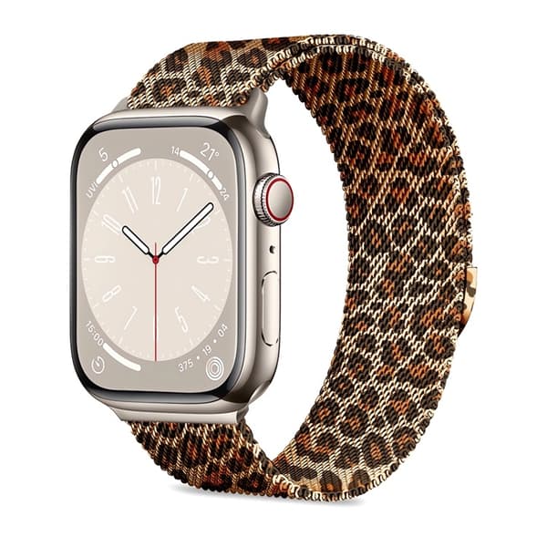 Tech-Protect Apple Watch (40/41/42mm) Armband Lamano - Panther Brun