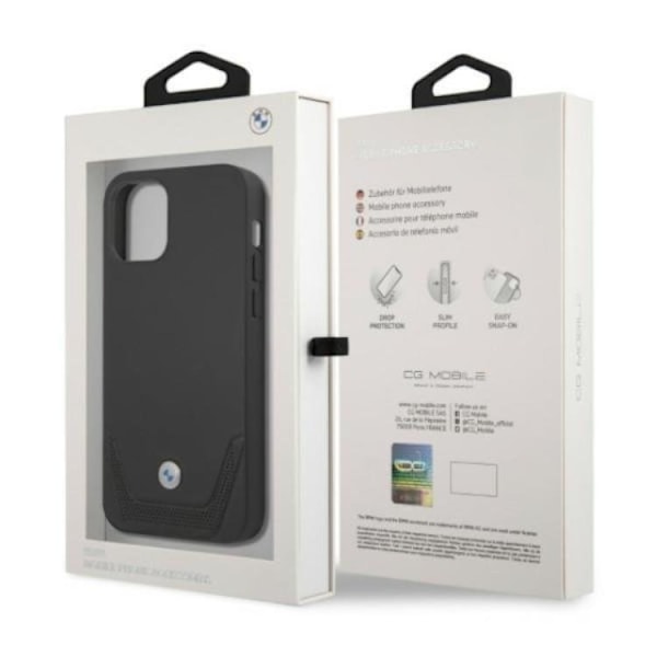 BMW iPhone 12/12 Pro Skal Läder - Svart Svart