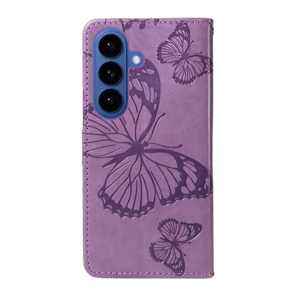 Plånboksfodral för Samsung Galaxy S26 Plus Konstläder Ställ - Ljuslila