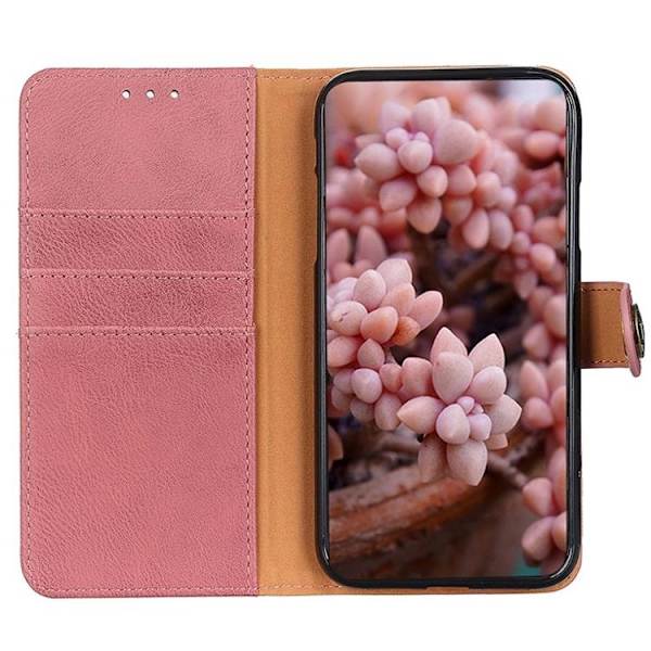 KHAZNEH iPhone 14 Plus Plånboksfodral Retro - Rosa