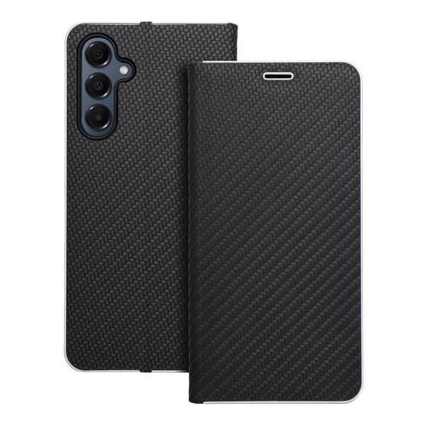Galaxy A16 5G Pung Etui Luna Kulstof - Sort Black