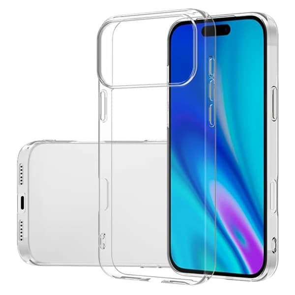 BOOM Mobilskal till iPhone 17 Pro Slim Fit Soft TPU - Transparent Transparent
