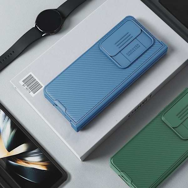 Nillkin Galaxy Z Fold 4 Skal Camshield Pro Simple - Blå