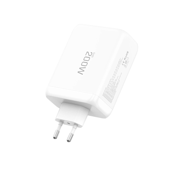 Tech-Protect 4-ports hurtigoplader 200W QC3.0 NC200W-GAN Vit
