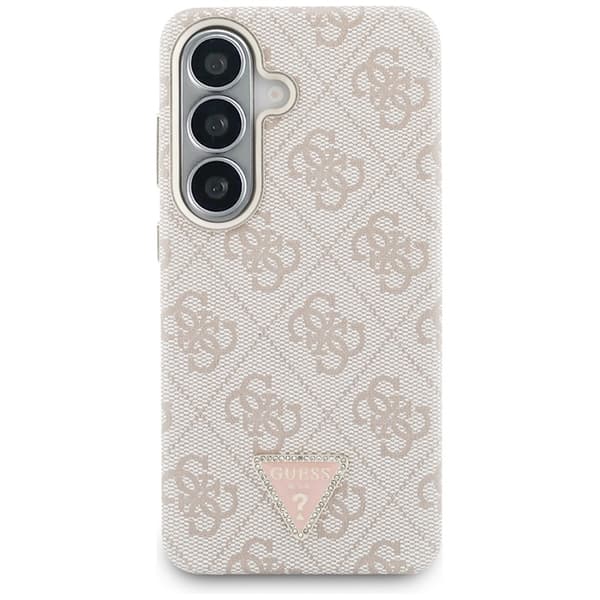 Guess Mobilskal För Galaxy S26 MagSafe 4G Triangle Logo - Rosa Rosa