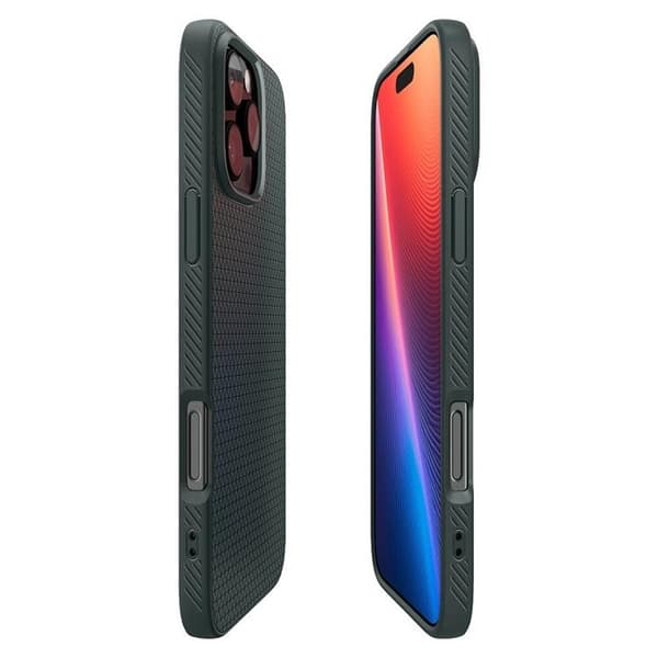 Spigen Mobilskal till iPhone 16 Pro Max Liquid Air - Grön Grön