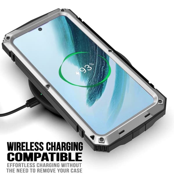 R-JUST Mobilskal till Galaxy S25+ PC Silikon Metall Silver