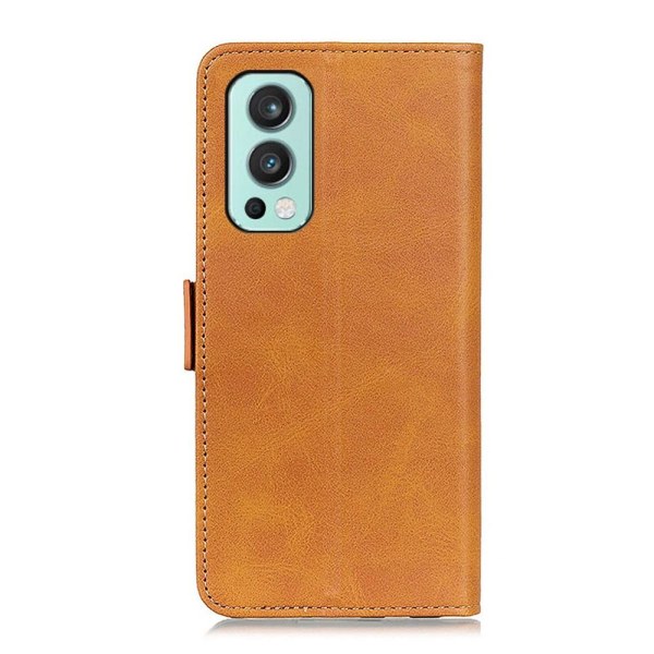 Flip Folio Plånboksfodral Oneplus Nord 2 5G - Brun Brun