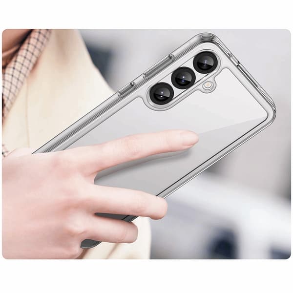 Mobilskal till Galaxy S25 Outer Space med Ram - Transparent Transparent