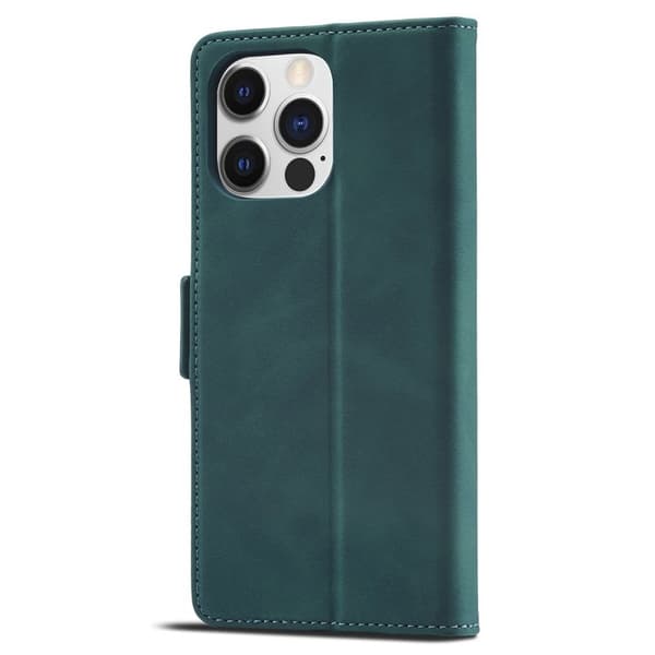 FORWENW F3 Series iPhone 15 Pro Plånboksfodral Konstläder - Grön