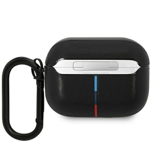 BMW Airpods Pro Cover Læder Curved Line - Sort