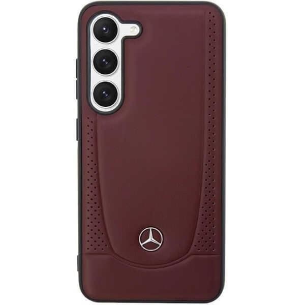 Mercedes Galaxy S23 -kotelo Nahka Urban Bengale - Punainen Röd
