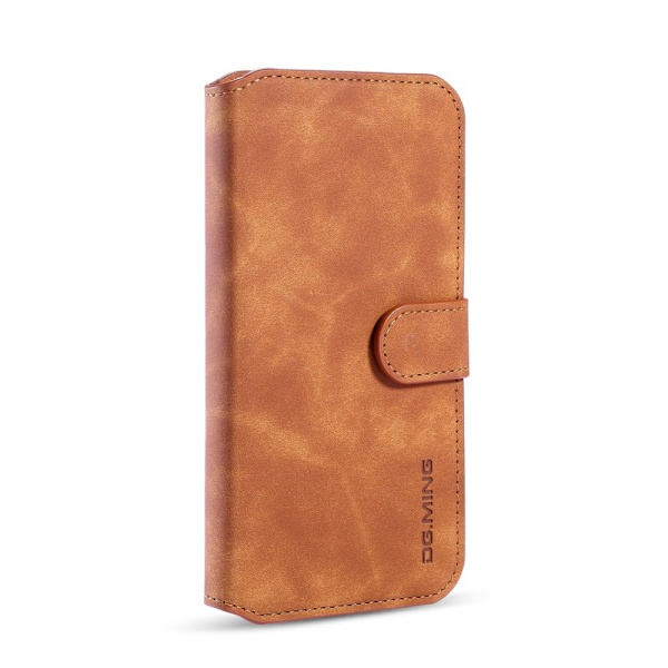 DG.MING Plånboksfodral Konstläder för iPhone 11 6.1" - Brun