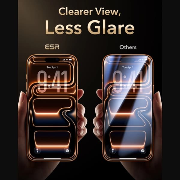 ESR Härdat Glas Skärmskydd för iPhone 18 Pro Max Armorite Pro Ultrafit