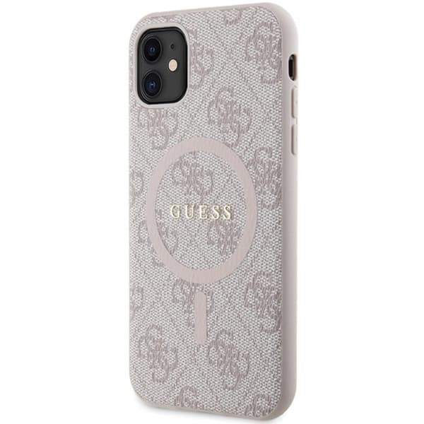 Guess Mobilskal till iPhone 11/XR Magsafe Collection - Rosa Rosa
