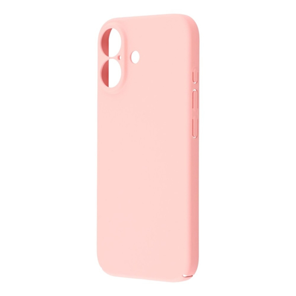 Mobilskal till iPhone 17 Skin-Touch Rubberized Hard PC - Rosa Rosa