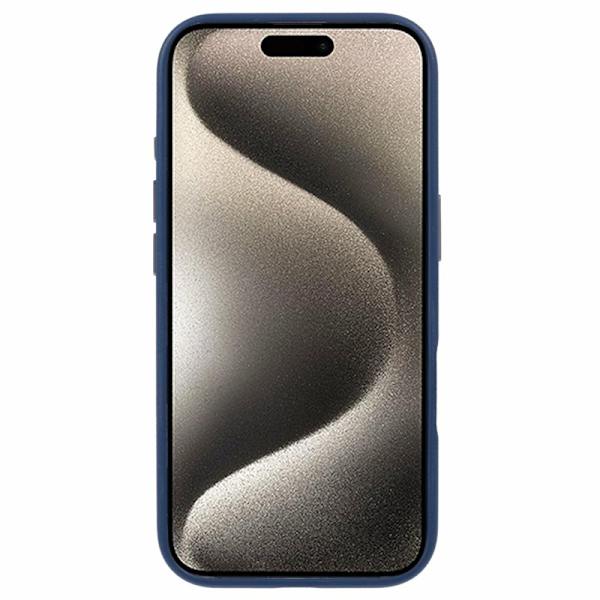 X-LEVEL Mobilskal till iPhone 16 Pro Max PU Läder Blå