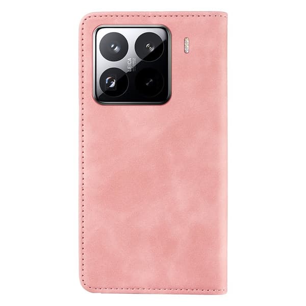 BETOPNICE 003 för Xiaomi 15 Pro Plånboksfodral Konstläder - Rosa