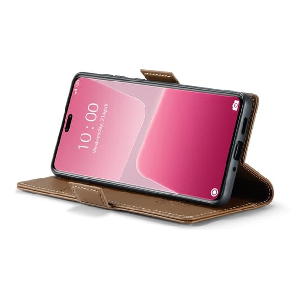 CASEME Plånboksfodral Konstläder för Xiaomi 13 Lite / Civi 2 - Brun