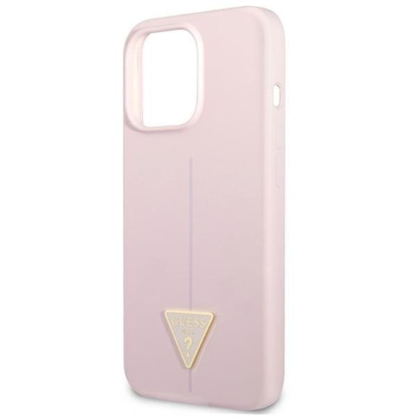 Guess iPhone 13 Pro Max Skal Silicone Triangle - Lila