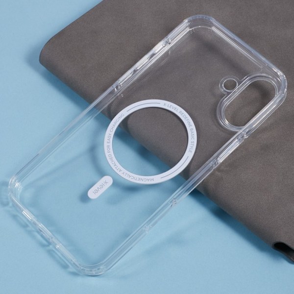 X-LEVEL Crystal Clear Mobilskal till iPhone 16 Plus Transparent