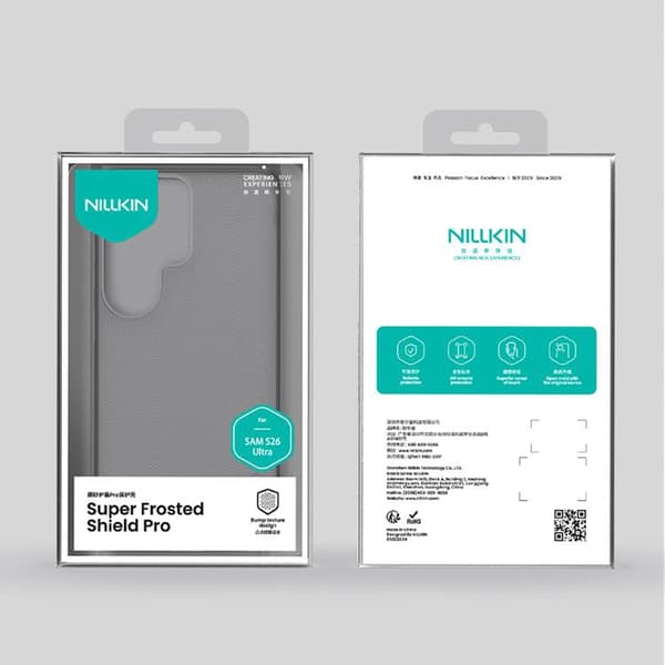 Nillkin Mobilskal för Galaxy S26 Super Frosted Shield Pro - Translucent Svart Svart