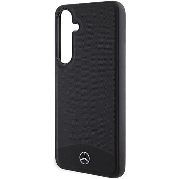 Mercedes Mobilskal till Galaxy S24 Plus MagSafe Läder Textured Plain Style