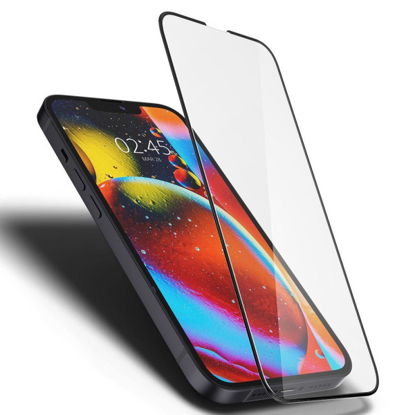 Spigen iPhone 14 Plus/13 Pro Max karkaistu lasi näytönsuoja FC - Sva Black