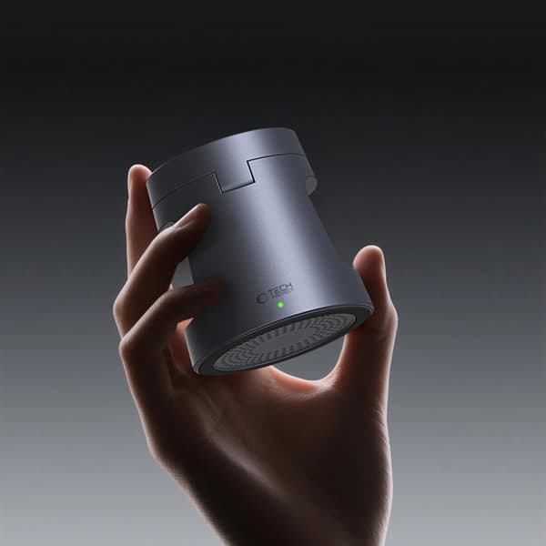 Tech-Protect Qi2 MagSafe Trådlös Laddare iPhone/Apple Watch/AirPods - Mörkgrå Grå