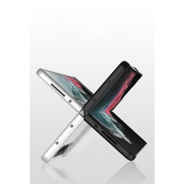GKK Galaxy Z Fold 4 Cover Ring Holder Kickstand - Sølv
