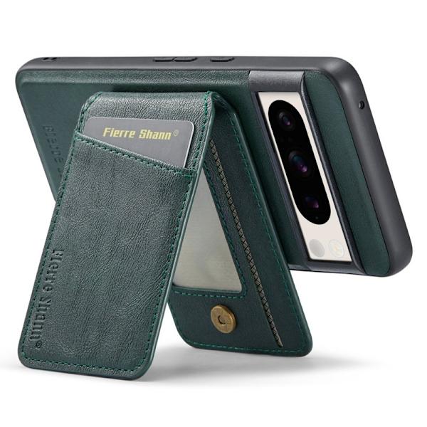 FIERRE SHANN 025 Google Pixel 8 Pro Fodral PU+TPU - Grön