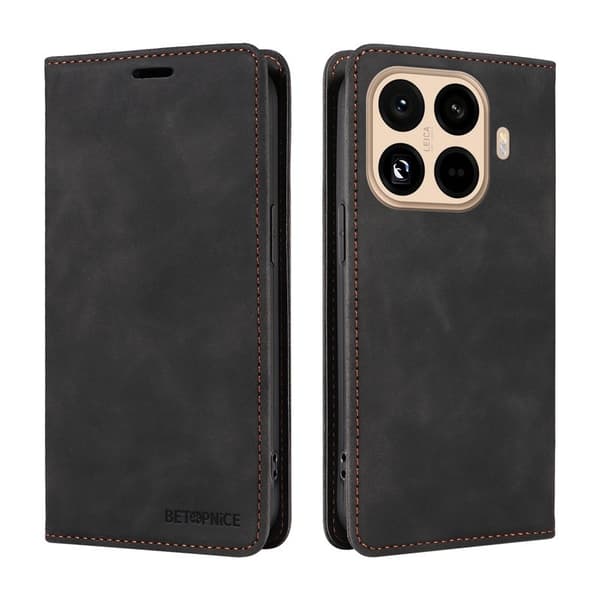 BETOPNICE Xiaomi 15T Pro Plånboksfodral Konstläder - Svart