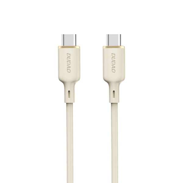 Dudao USB-C Till USB-C Kabel 1m - Beige