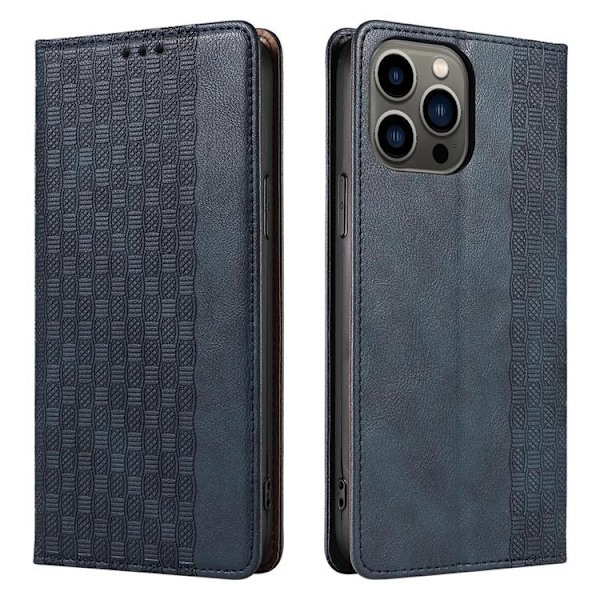 Galaxy S23 Plus Plånboksfodral Magnet Strap - Blå