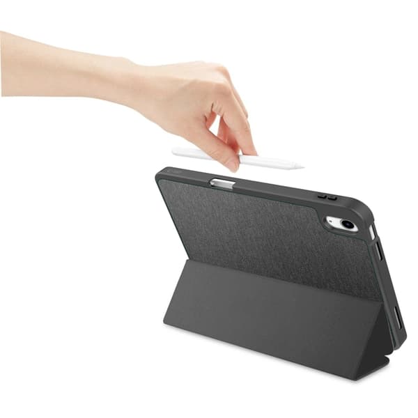Tech-Protect iPad 10.9 (2022)/ iPad 11"(2025) Fodral Canvas - Charcoal Grå Grå